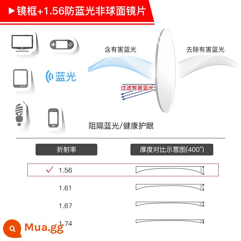 Gọng kính không gọng dành cho nam gọng kính dây vàng dành cho nữ kính cận thị bằng titan beta titan nguyên chất siêu nhẹ dành cho nữ có thể được trang bị kính độ - Khung + thấu kính chống ánh sáng xanh cực rõ 1.56