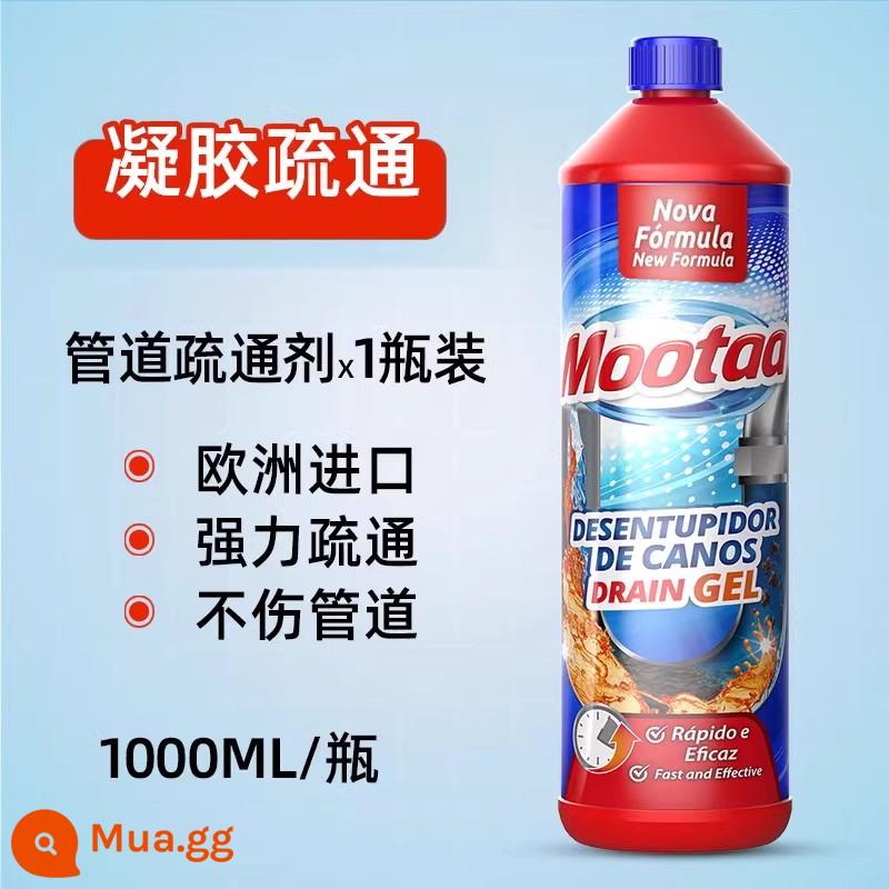 [Được các chuyên gia khuyên dùng] Mootaa Pipe Unblocker là một công cụ thần kỳ để thông cống, nhà vệ sinh và đánh tan tắc nghẽn tóc - 1000ml