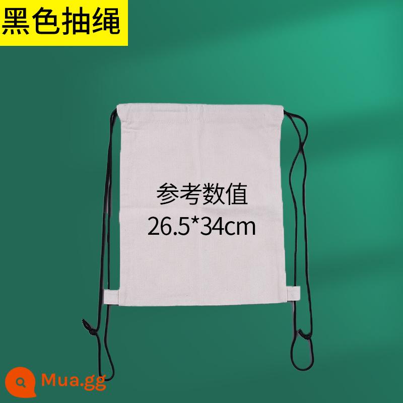 Dây Buộc Thuốc Nhuộm Bộ Dụng Cụ Chất Liệu Thủ Công Tự Làm Không Nấu Sắc Tố Trẻ Em Cotton Nguyên Chất Áo Thun Vuông khăn Túi Vải Vải - Ba lô dây rút màu đen tẩy trắng