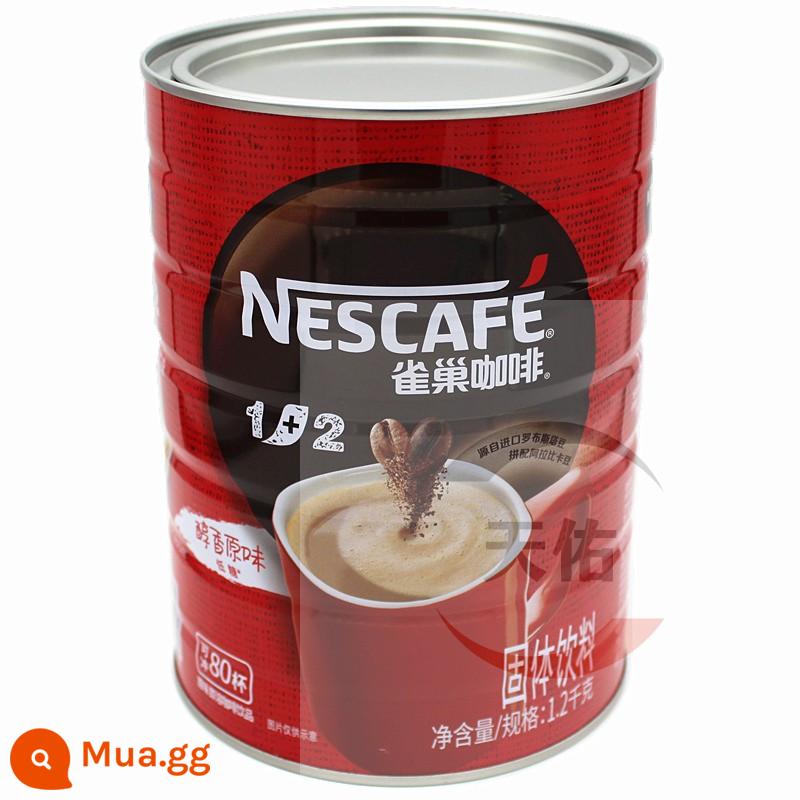 Nescafé 1+2 Instant Mellow Hương Vị Nguyên Bản Ăn Liền Ba Trong Một Ít Đường 15g Que 100 Gói Đơn Giản Nhiều Hương Vị - Đóng hộp nguyên bản 1200g [lon hơi lõm]