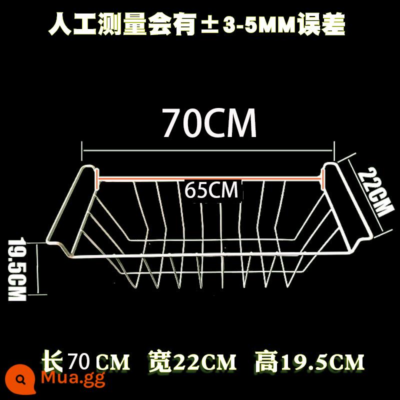 Tủ Đông Giỏ Treo Giỏ Đựng Thực Phẩm Tủ Đông Có Giá Để Đồ Nội Bộ Lưới Giỏ Giỏ Đựng Thực Phẩm Giỏ Treo Kệ Chia Khung Đa Năng - Dài 70cm, rộng 22cm, cao 20cm, tải trọng 60kg