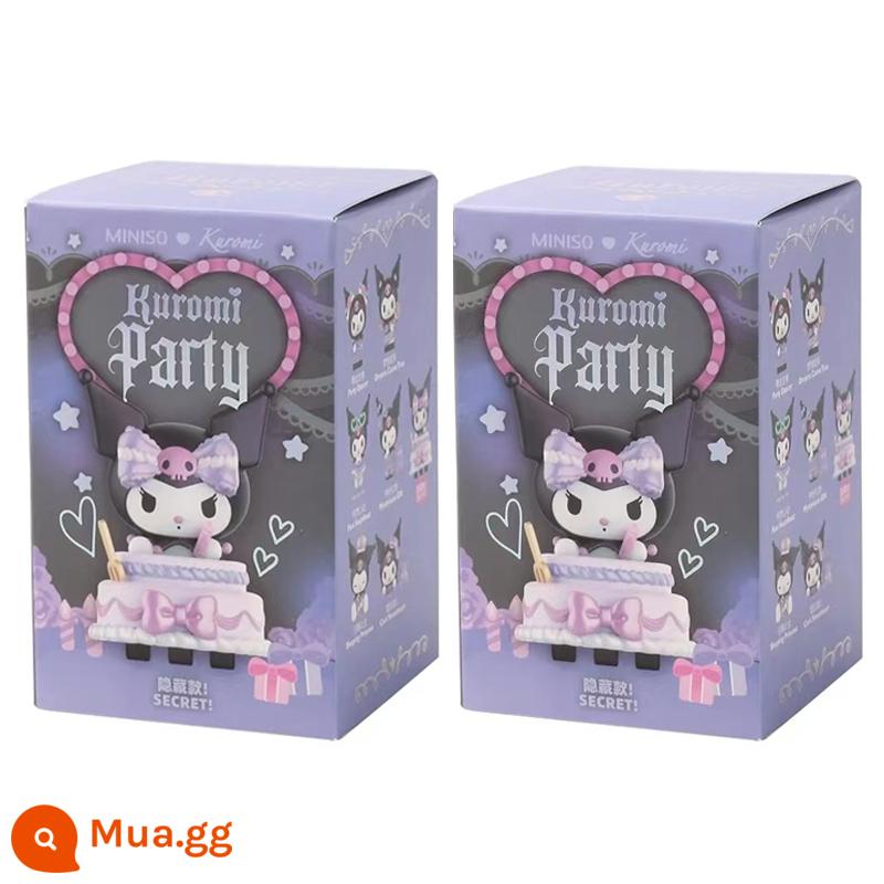 Chính Hãng MINISO Sanrio Kulomi Blind Box Lucky Series Trang Trí Xe Ô Tô Hợp Thời Trang Chơi Búp Bê Quà Tặng Cho Bé Gái - 2 cái mới ngẫu nhiên trong chuỗi sinh nhật [xác suất ẩn và không lặp lại]