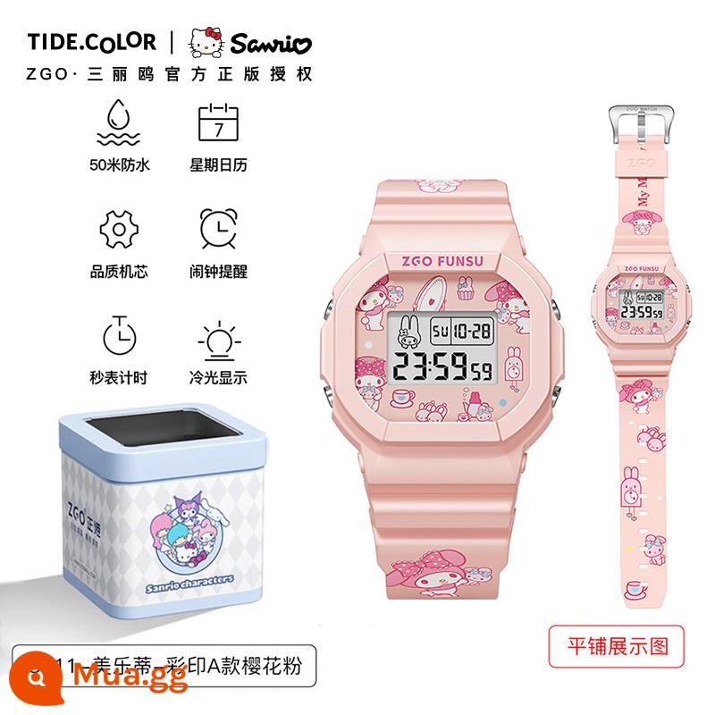 Tidecolor khớp Hello Watch đồng hồ nữ trung học cơ sở - [Chính Hãng] Bột In Màu 8611-Giai Điệu