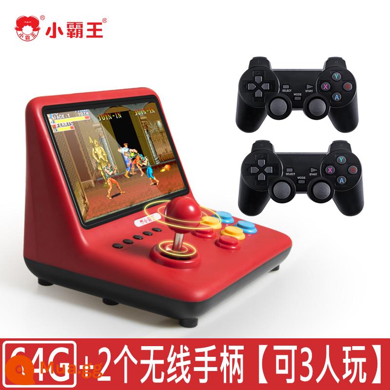 Xiao Bawang Game Máy Q99 Handheld Bàn nhỏ Nội tiên Đường phố PSP Lớn -S đôi giữ máy chơi cổ điển Máy kết nối máy ảnh cổ điển TV Soul's Soul Luo Luo Cho bạn trai Quà tặng 2022 MỚI - 9 inch HD [64G, 6000 trò chơi miễn phí] + tay cầm không dây kép