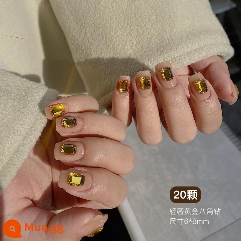 Máy khoan móng tay Super Flash Rabbit Drill Net Máy khoan đáy nhọn màu đỏ Phong cách bùng nổ Nail Art Trang sức Trái tim Trái tim vẹo Trái tim Đáy phẳng Gói vật liệu kim cương - nâu/cà phê