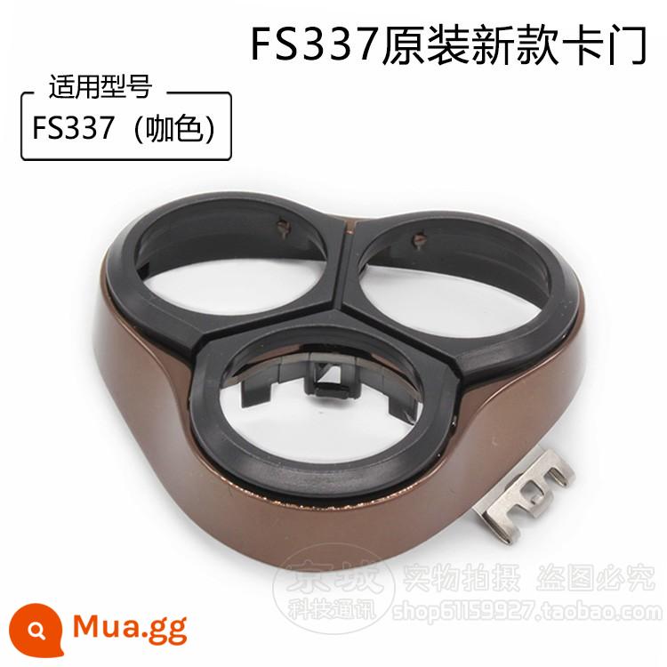 Feike FS337 điện cạo râu phụ kiện ban đầu toàn bộ đầu lưỡi dao lưới che đầu Carmen đầu - Vỏ bọc đầu Carmen chính hãng đi kèm dầu bôi trơn + chổi