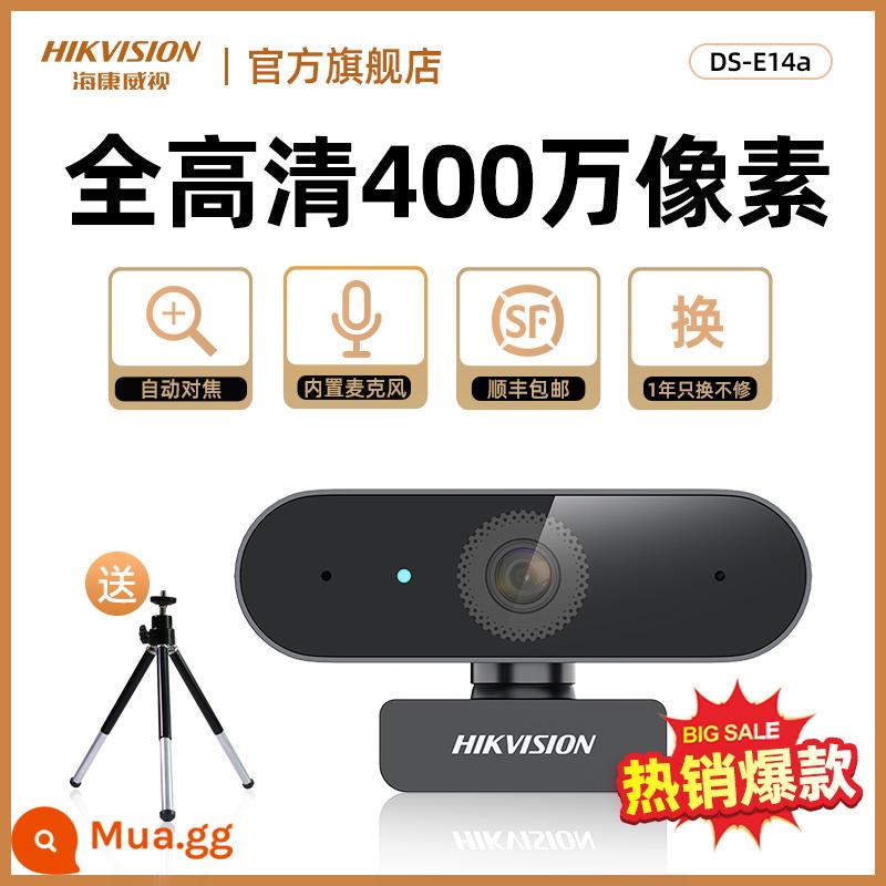 Micrô camera ngoài Hikvision usb máy tính để bàn máy tính xách tay tại nhà lớp học trực tuyến video HD trực tiếp - 4 triệu đề xuất bán chạy (tự động lấy nét, micrô tích hợp)