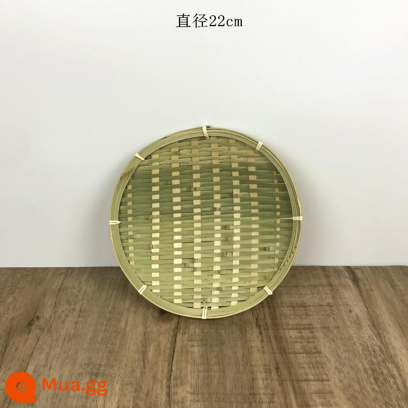 Giỏ đựng đồ ăn bằng tre đan - 22cm