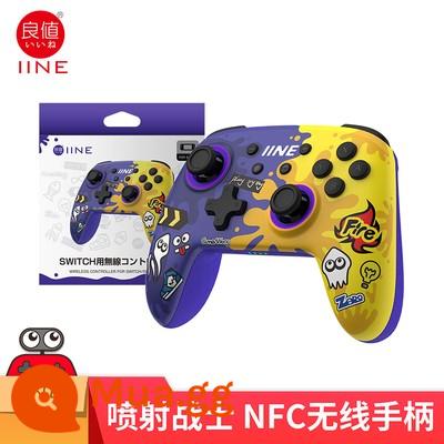 [Miễn phí vận chuyển] Giá trị tốt ban đầu không dây cầm tay công tắc tay xử lý NS Pro Tay cầm Nintendo NS - Tay cầm Jet NFC màu tím