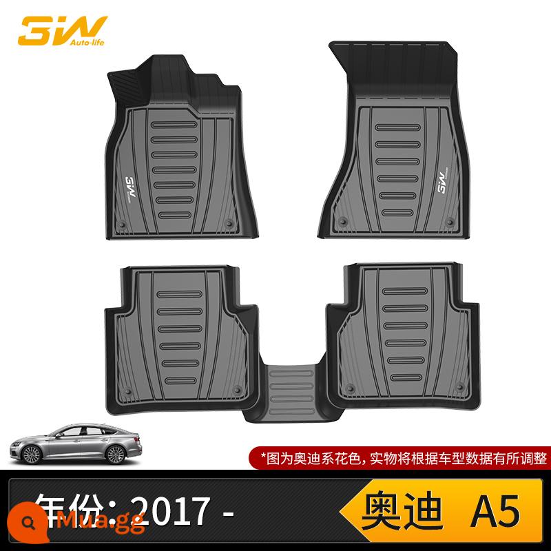 3W full TPE thích hợp cho thảm trải sàn Audi A3LA4L A6L A7L Q2L Q3Q4 Q5L Q7Q8 RS4 S3 - Thảm lót sàn xe Audi A5 (17-24 mẫu)