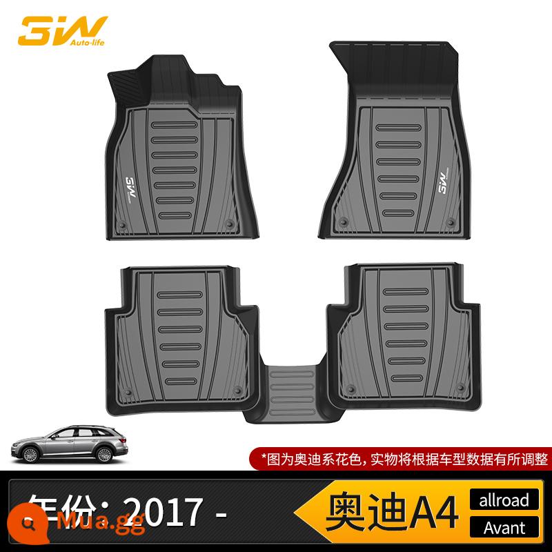 3W full TPE thích hợp cho thảm trải sàn Audi A3LA4L A6L A7L Q2L Q3Q4 Q5L Q7Q8 RS4 S3 - Thảm sàn du lịch/trục tiêu chuẩn Audi A4 (mẫu 17-24)