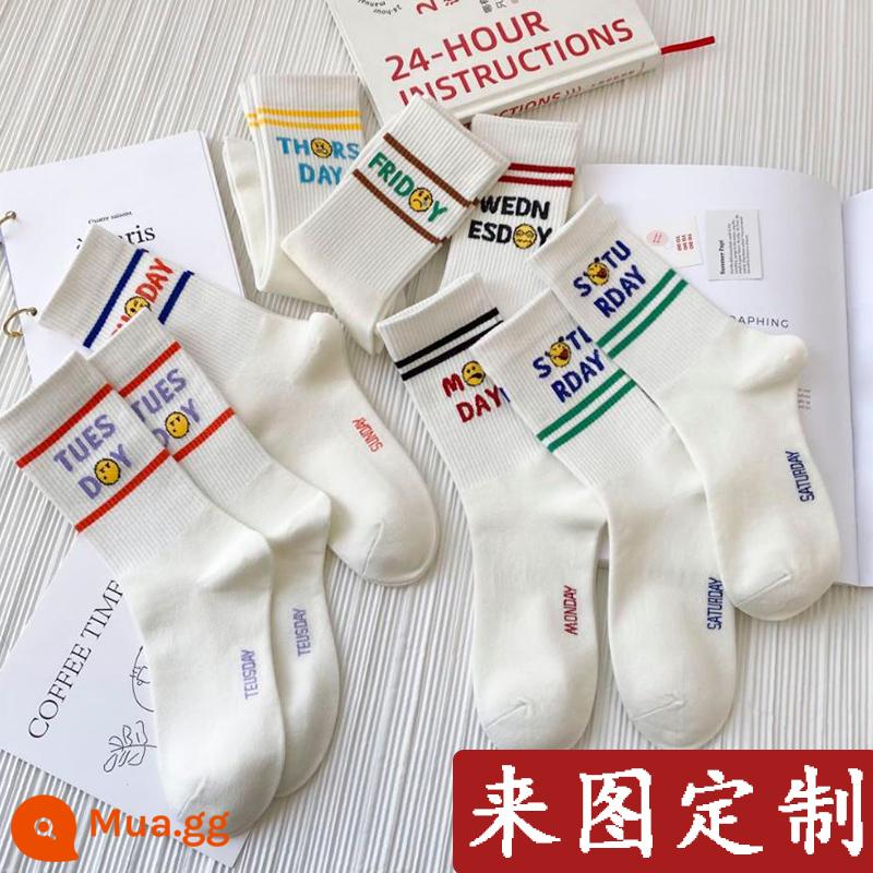 Sơ đồ DIY tất tùy chỉnh vớ nam và vớ phụ nữ logo LOGO COTTO COTTER SOCKS Mẫu cá nhân văn bản Vớ nghệ thuật - tùy chỉnh được thực hiện