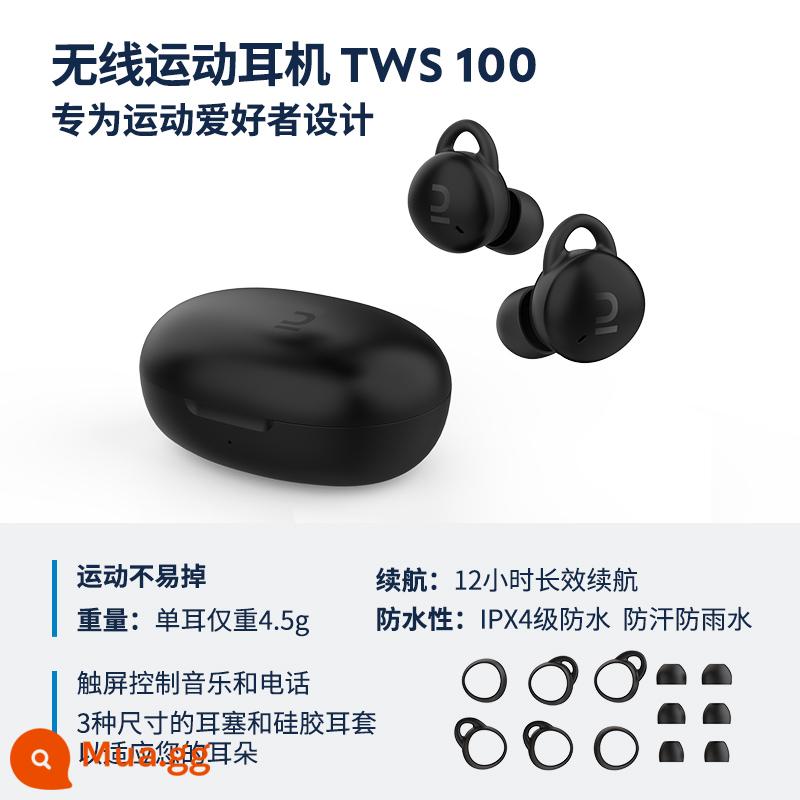 Tai nghe Bluetooth không dây Decathlon thực sự không dây trong trò chơi Gọi điện thể không thấm nước thể thao MST mới - Tai nghe thể thao không dâyTWS 100