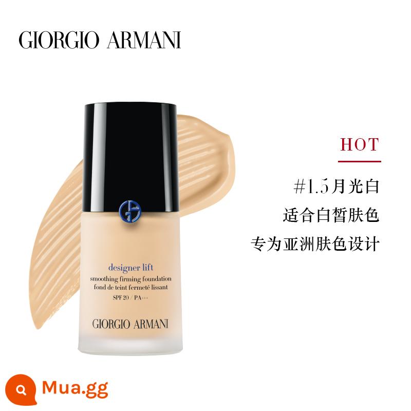 [Lễ hội lần thứ 38 Mua ngay] Kem nền Armani Master Modeling Liquid Foundation lâu trôi, tinh tế, dưỡng ẩm, làm sáng và che khuyết điểm - #1.5 Phù hợp với tông da trắng