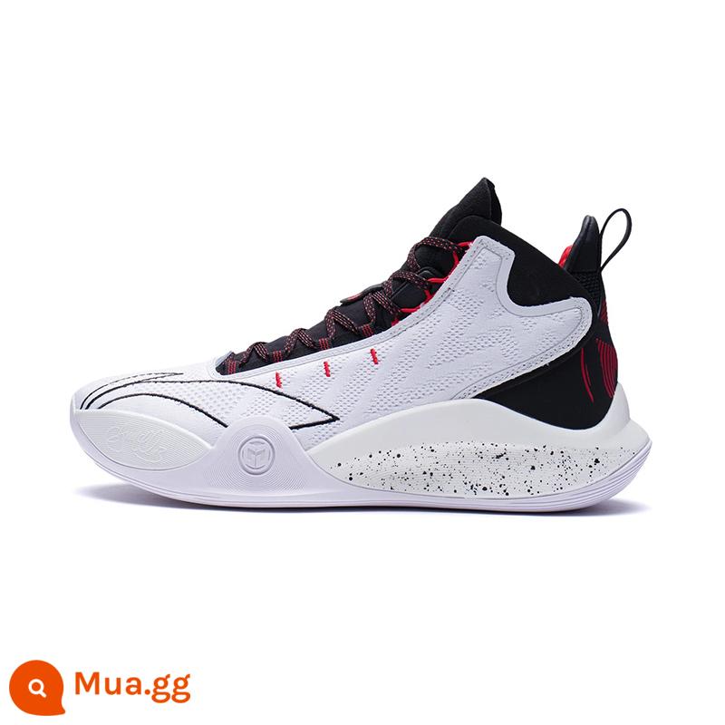 Li Ning cj1 giày bóng rổ chiến đấu thực tế McCollum loạt giày thể thao mùa hè phục hồi đệm ABAR019 chính hãng chính hãng - Tiêu chuẩn trắng/đen ABAR019-10