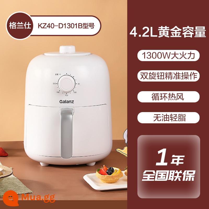 Gia đình Galanz 4.2L Vàng Công suất vàng Không khí Fried Pot Touch Touch Màn hình mới đa chức năng - Núm vặn cơ model 4.2L