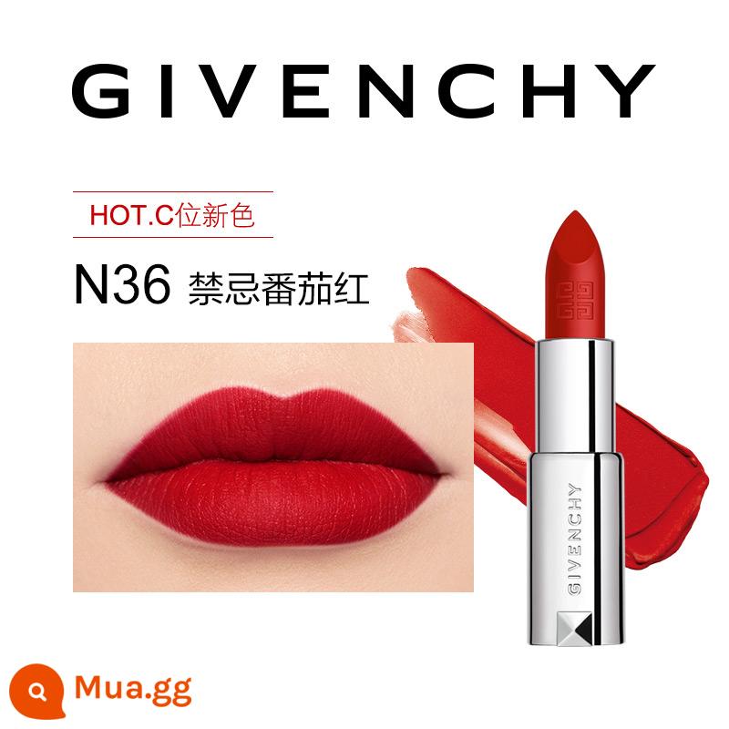 [Phần thưởng thời gian có hạn] Son lì GIVENCHY màu đỏ nhung lì lì n37 màu nữ hoàng retro - [Cà Chua Cấm Đỏ]N36