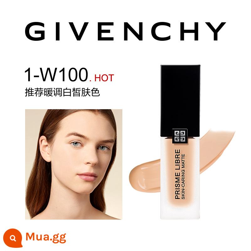 [Quà tặng năm mới] GIVENCHYGIVENCHY Celebrity Soft Mist Foundation Oily Skin Savior Giữ lớp trang điểm Che khuyết điểm - 1-W100