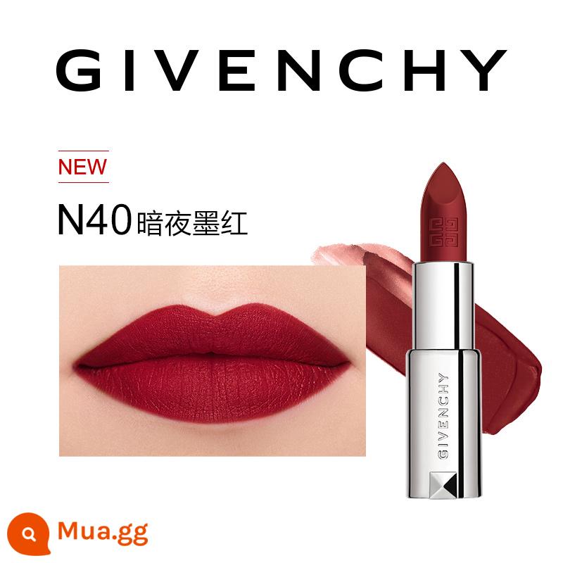 [Phần thưởng thời gian có hạn] Son lì GIVENCHY màu đỏ nhung lì lì n37 màu nữ hoàng retro - [Mực Đêm Tối Đỏ MỚI]N40