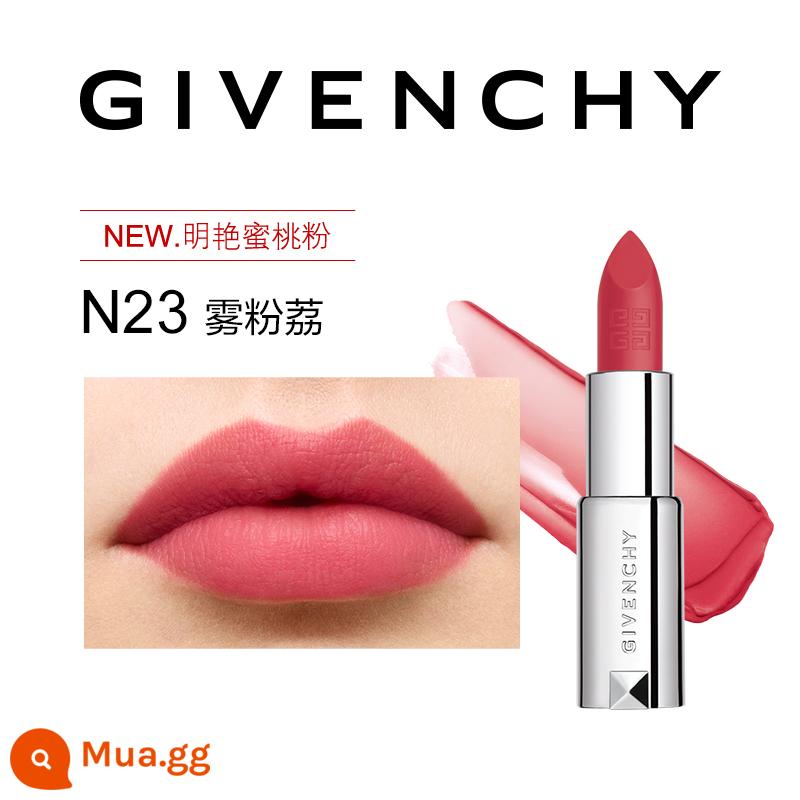 [Mua hàng trực tiếp] Son lì nhung lì Champs độ nét cao Givenchy n27n17 màu vỏ đậu - [Đào Sáng]N23