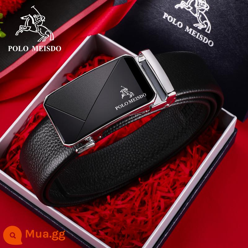 Anh Polo Ralph Lauren Chính Thức Chính Hãng Thắt Lưng Nam Da Nam Khóa Tự Động Thắt Lưng Thương Hiệu Cao Cấp Phù Hợp Với Thanh Niên Thắt Lưng - [SF Express] PL361 tặng kèm [hộp quà tặng] màu bạc