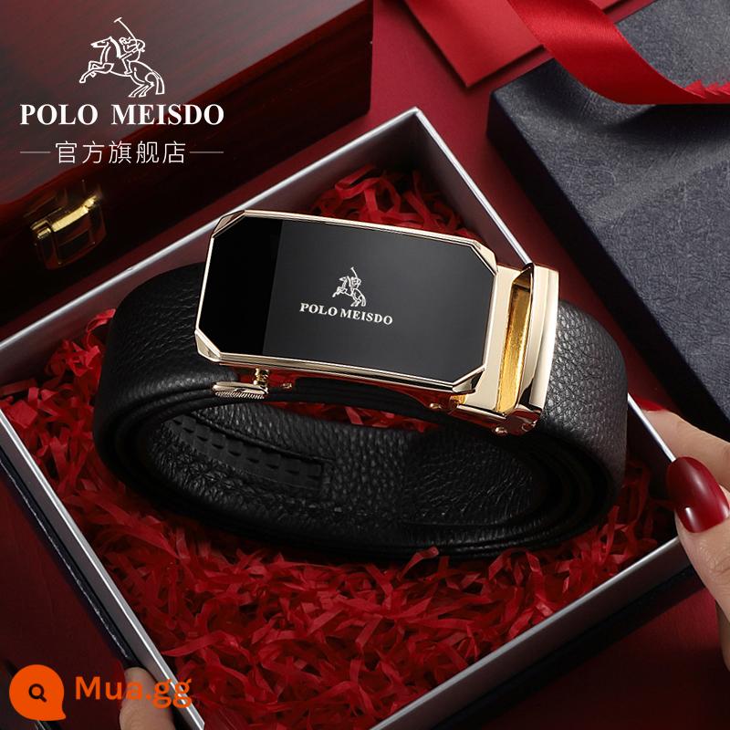 Anh Polo Ralph Lauren Chính Thức Chính Hãng Thắt Lưng Nam Da Nam Khóa Tự Động Thắt Lưng Thương Hiệu Cao Cấp Phù Hợp Với Thanh Niên Thắt Lưng - [SF Express] PL8 tặng kèm [Hộp Quà Tặng Quầy] Vàng