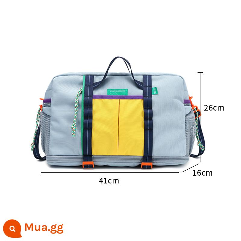 Madebag | Túi du lịch Phụ nữ Túi tập thể dục hạng nhẹ lớn - màu xanh da trời