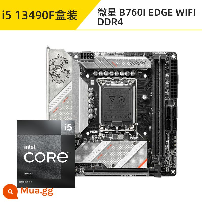 Bộ CPU bo mạch chủ MSI B760I EDGE WIFI D4+13400F/13600KF/13700KF - MSI B760I EDGE WIFI DDR4+i5 13490F đóng hộp