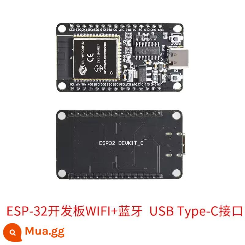 ESP32 ban phát triển WiFi + Bluetooth 2 trong 1 CPU lõi kép tiêu thụ điện năng thấp ESP-32 ban kiểm soát ESP-32S - ESP32 (phiên bản trình điều khiển CH340 giao diện Type-c))