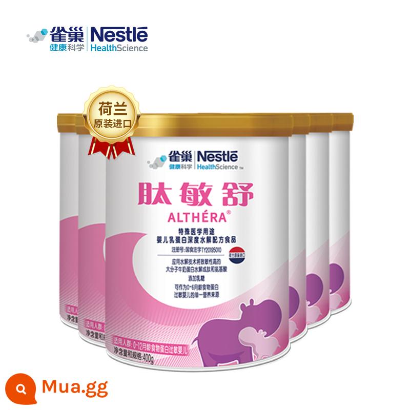 Nestlé Peptide Minshu Sữa Thực Phẩm Protein Dị Ứng Trẻ Sơ Sinh Bột Công Thức Thủy Phân Sâu 400G - 6 lon Peptide Minshu [thủy phân sâu, bổ sung lactose]