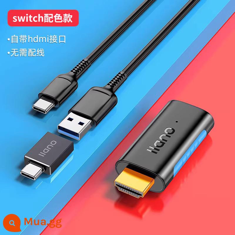 Chuyển đổi thẻ quay video năng lượng khổng lồ màu xanh lá cây trực tiếp chuyên dụng hdmi sang thiết bị usb ps camera ns notebook typec - [Mẫu màu chuyển đổi] Đi kèm với đầu nối HDMI