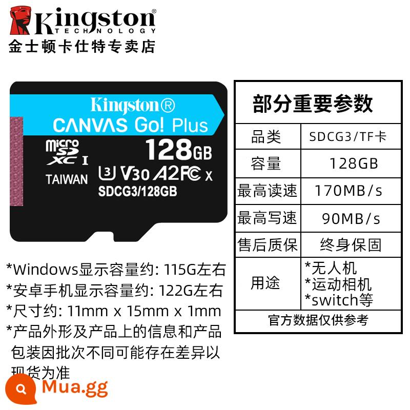 Kingston256g thẻ nhớ tốc độ cao 170 MB/giây máy ảnh thể thao máy bay không người lái chuyển đổi bảng điều khiển trò chơi - Máy bay không người lái/Camera hành động 170 MB/giây 128GB