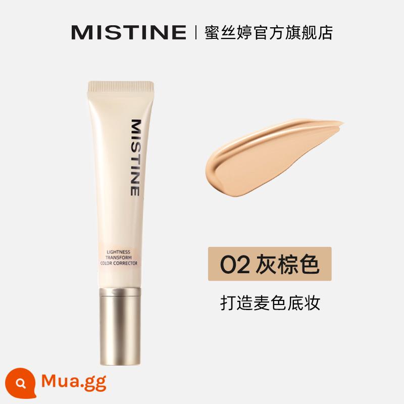 Kem lót dưỡng ẩm và dưỡng ẩm Honey SATINIQUE light color toning milk, giúp da mịn màng, khô thoáng không bết dính phấn bột - Màu số 02 xám nâu