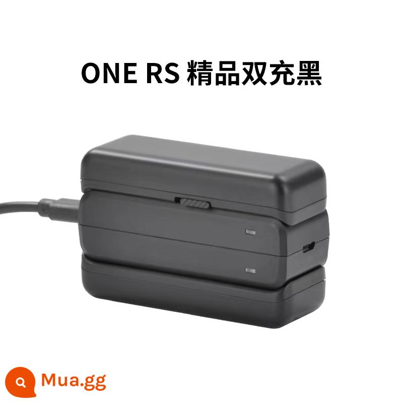 Máy ảnh hành động Insta360 ONE RS Sạc pin Ghế quản gia Sạc toàn cảnh Cuộc sống Shadow Stone - Bộ sạc kép cao cấp ONE RS phó nhà máy