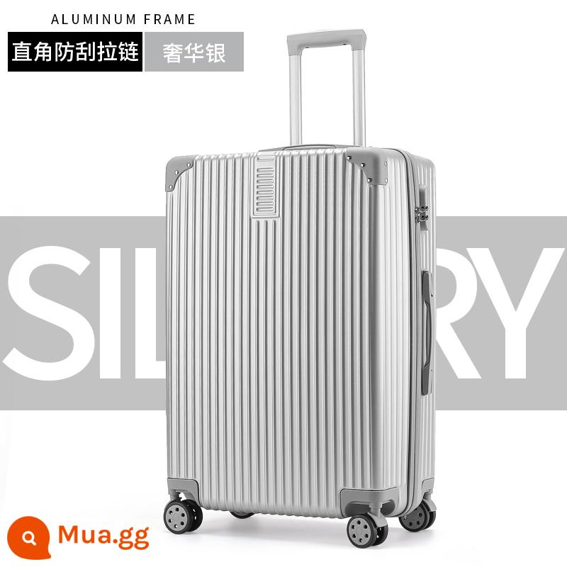 Vali bé trai dung tích siêu lớn 32 inch xe đẩy nữ mạnh mẽ dày bền 26 mật khẩu du lịch bao da 28 - Dây kéo dày dặn chống xước/bạc sang trọng