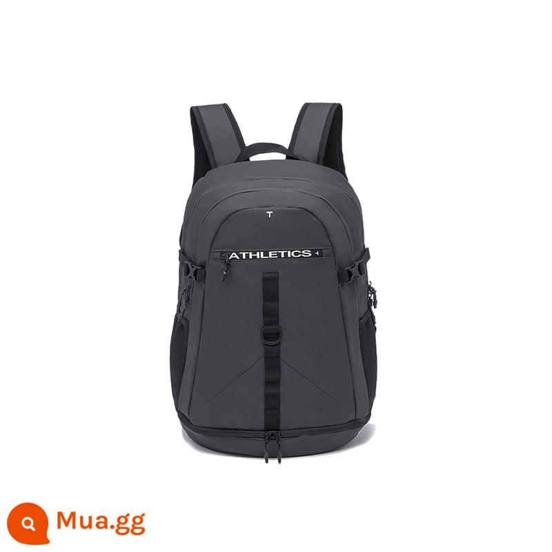 LI NING BACKPACK Túi nam 2022 SERIES LIFE thể thao mới Backpack School School Túi thể thao - xám