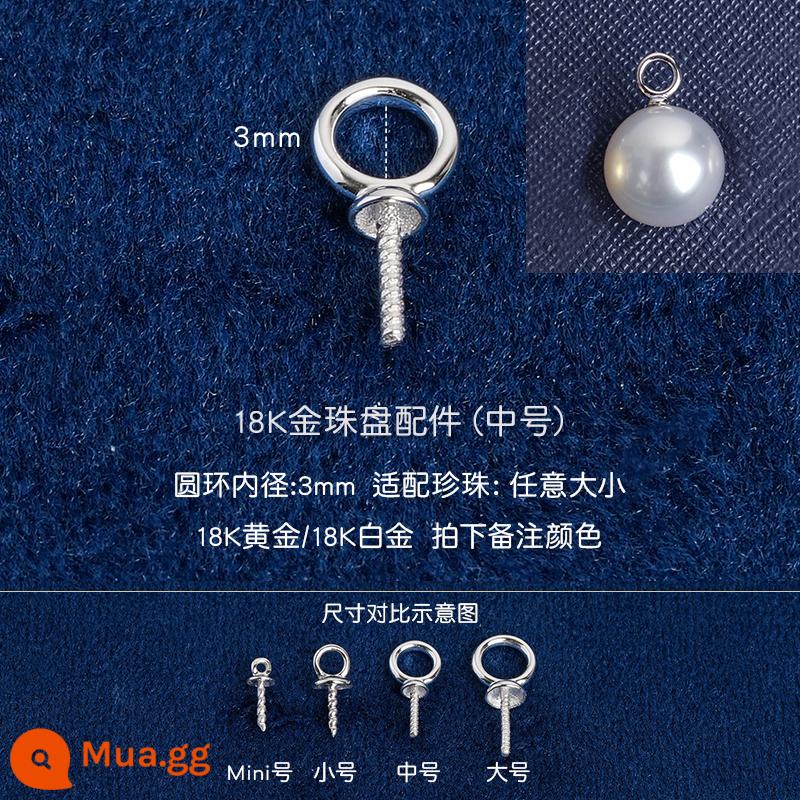 Pearl nâng cao liên kết chênh lệch giá tùy chỉnh phụ kiện khác nhau siêu liên kết chênh lệch giá tùy chỉnh bổ sung siêu liên kết chênh lệch giá - Phụ kiện tấm hạt vàng 18k (cỡ vừa)