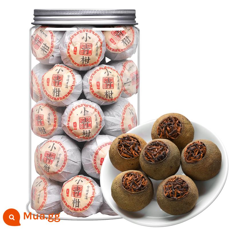 Xinhui Xiaoqinggan 500g vỏ quýt Trà Vân Nam Pu'er trà chín nguyên chất đích thực phơi nắng quýt nhỏ Trà Pu'er đóng hộp - 250g