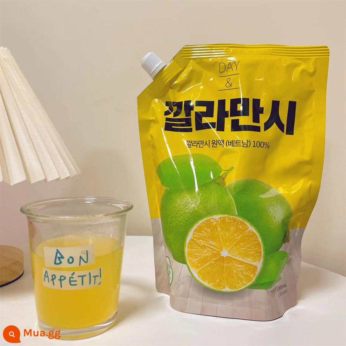 Kaman Tangerine Original Liquid 1L Đồ ăn nhẹ nhập khẩu Hàn Quốc NGÀY & Đồ uống trong túi Văn phòng Đồ uống pha chế bia Xiaohongshu Khuyến nghị vận chuyển miễn phí - ngày & Cam Carman 1000ml