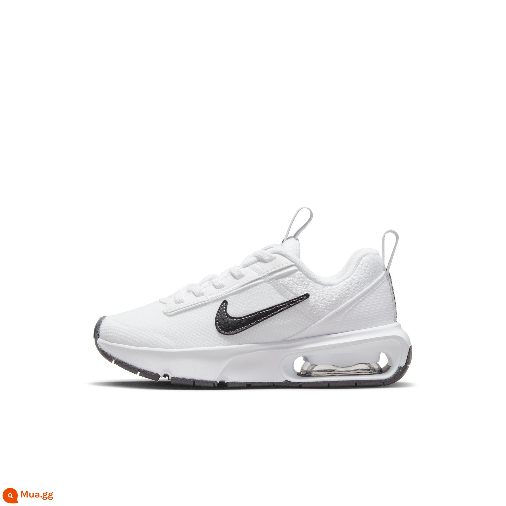 Giày thể thao Nike chính thức cho bé trai AIR MAX INTRLK mùa đông không dây nhẹ DH9394 - 101 màu trắng/đen/màu photon bụi/xám sói