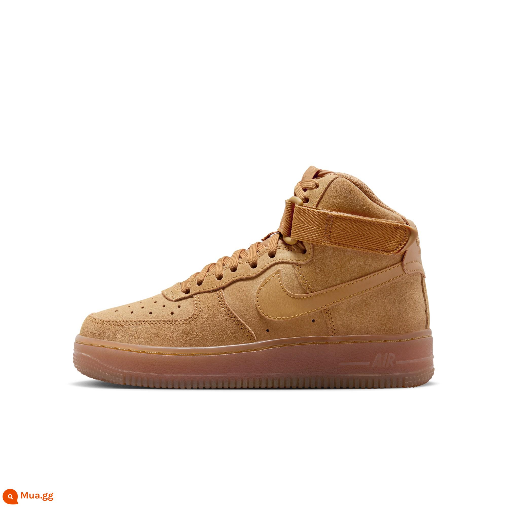 Nike Nike chính thức bé trai AIR FORCE 1 Air Force One giày thể thao trẻ em cỡ lớn giày thể thao mùa đông CK0262 - 700 lúa mì vàng/lúa mì vàng/cao su nâu nhạt