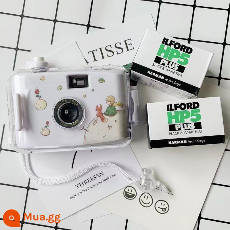 Máy ảnh Polaroid máy ảnh ngắm và chụp sinh viên nữ quà tặng sinh nhật cặp đôi phim có thể chụp ảnh trẻ em máy ảnh chống thấm nước - Hoàng tử và bông hồng phong cách mới