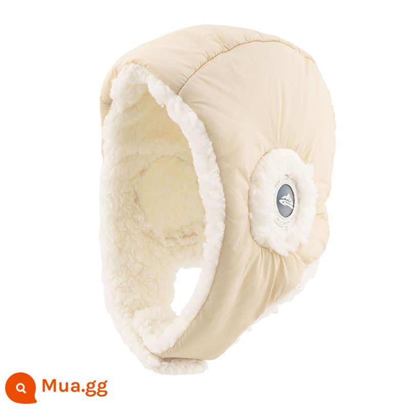 Mũ cotton lông vũ ấm bảo vệ tai mùa đông nam Mũ bảo vệ tai chống lạnh Mũ bảo vệ tai mùa đông nữ cộng với nhung chống thấm nước đi xe Lei Feng hat - Be