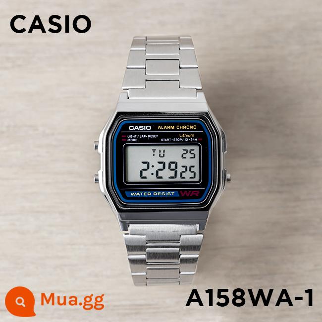 Đồng hồ Casio nam CASIO AE-1200WHD-1A dây thép retro đồng hồ điện tử học sinh chống nước đa năng - Phim miễn phí nhẫn xanh bạc A158WA-1