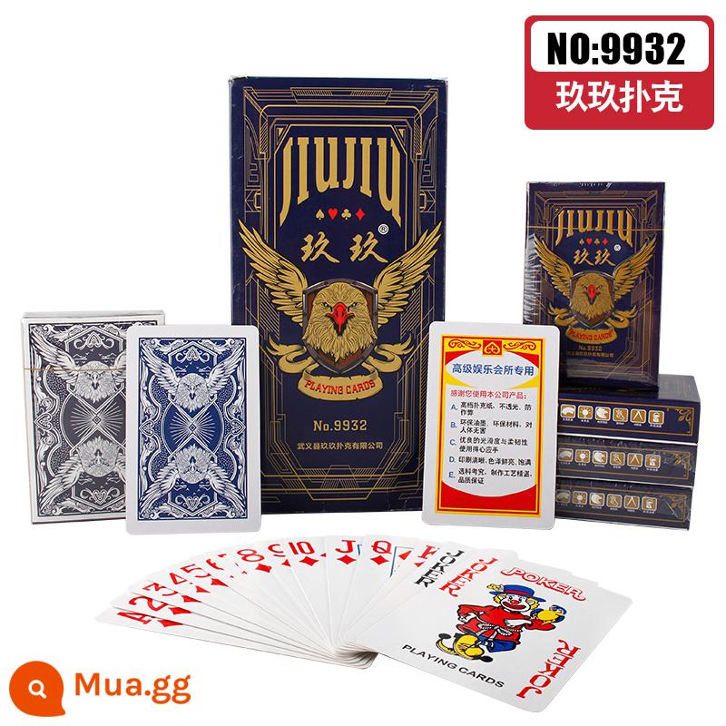 Ký tự lớn đúng hạn Poker cao cấp nguyên hộp 10-100 cặp thẻ Jiujiu Park dày và cứng giá rẻ kinh tế - Cửu Cửu Đại Bàng