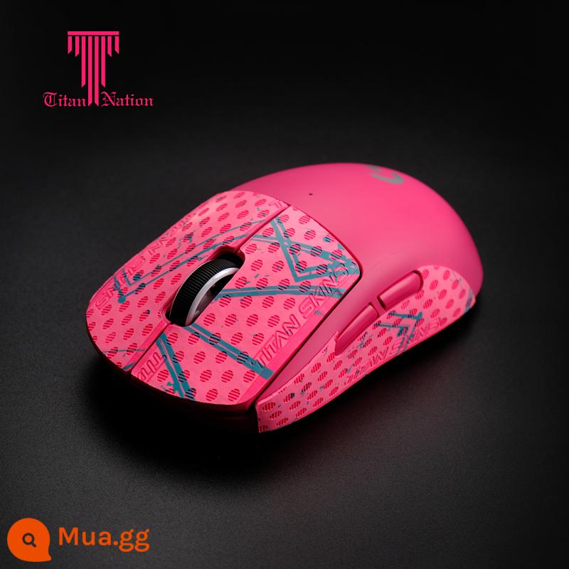 Chuột thấm hút mồ hôi chống trượt miếng dán chống mồ hôi TitanSkins GPW GPW2 độc viper EC2G502 da thằn lằn phiên bản tùy chỉnh - Đường kính dây màu xanh hồng