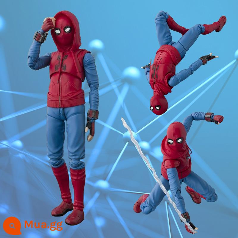 Trong nước shf Marvel phi thường người nhện di động anh hùng trở về đồ chơi mô hình con rối mô hình búp bê quà tặng - Bộ đồ Người Nhện tự chế