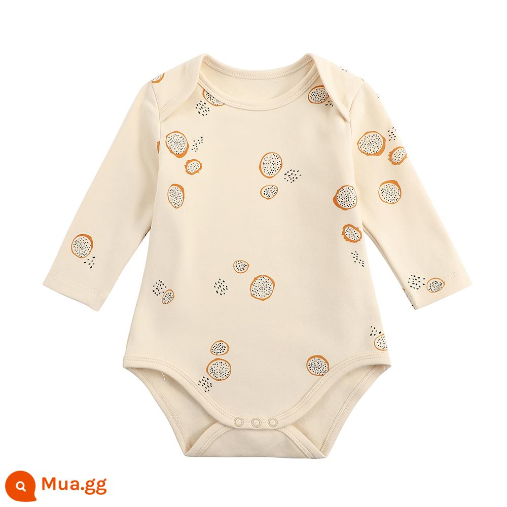 Tinypeople Phong Cách Bắc Âu Mới Cho Bé Cotton Tay Dài Tam Giác Áo Liền Quần Nam Xuân Thu Đáy Jumpsuit Cho Bé - [pitaya]