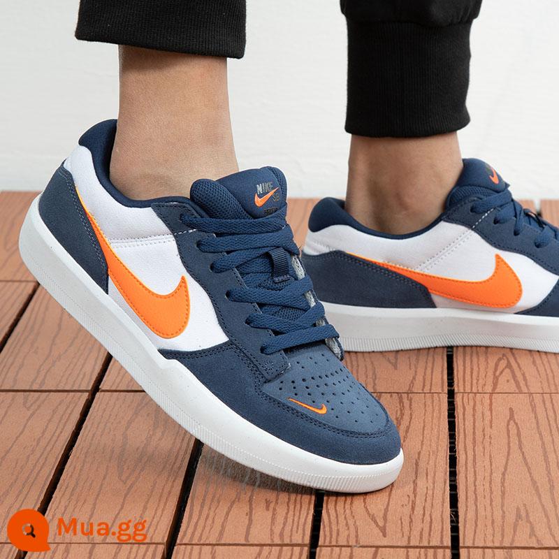 Giày Nike nam Nike AJ chính hãng flagship winter mới giày thể thao ống cao số 1 Không Quân DN3577 - DV5477-400/Mẫu mới màu xanh móc cam/giả một phạt mười