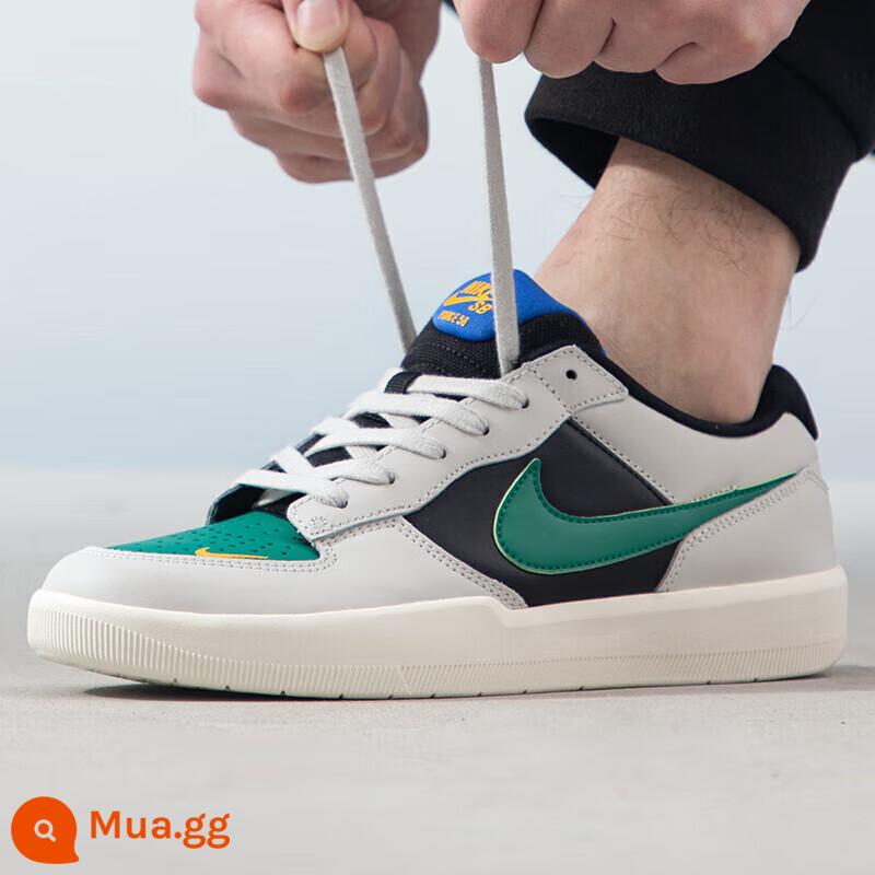 Giày nam NIKE Nike Air Force One chính thức hàng đầu AJ mùa đông 2022 giày thể thao nam mới giày trắng - DV5476-002/xám xanh